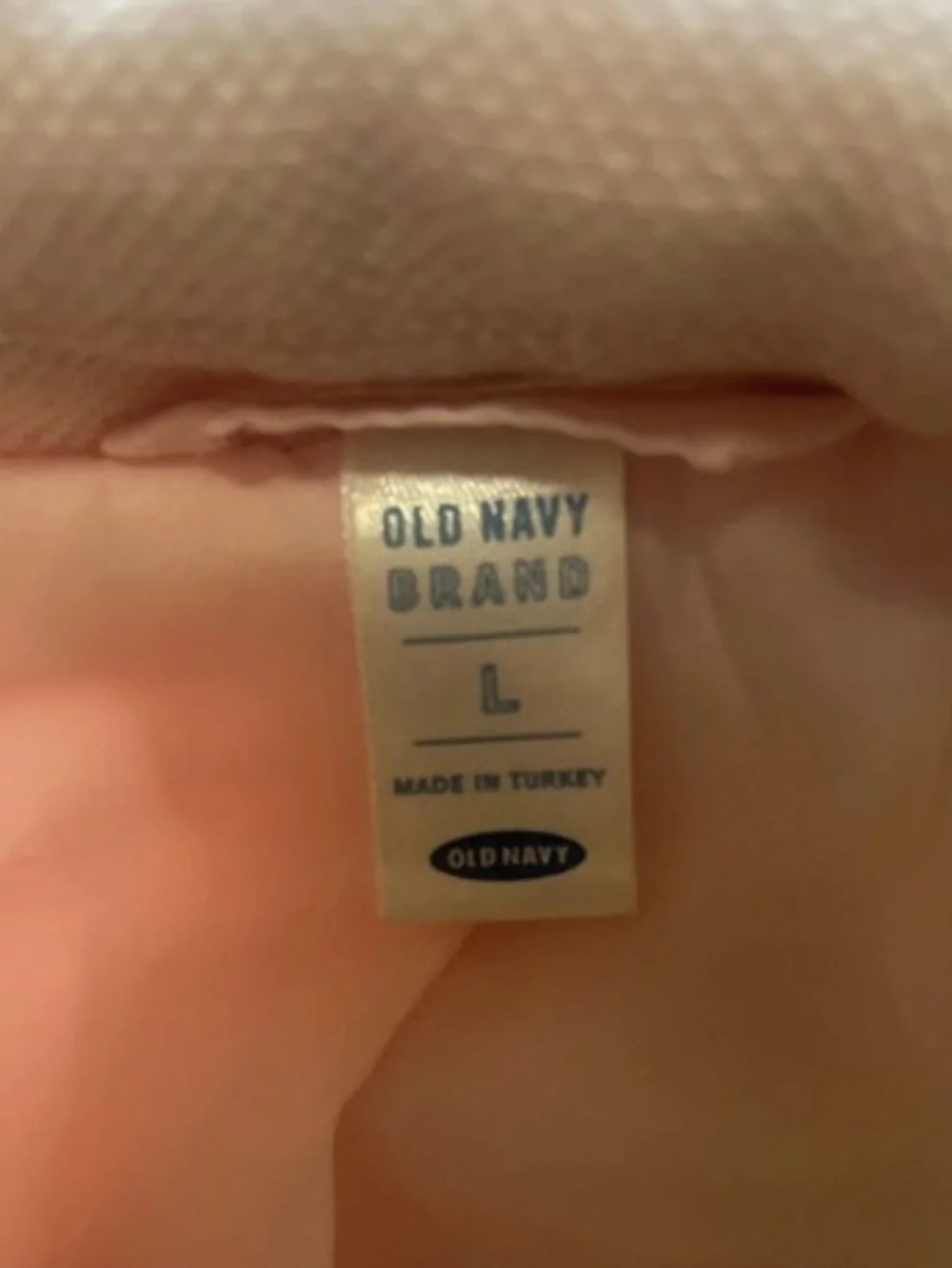 Old Navy Blush Pink Tailored Button Front Blazer L